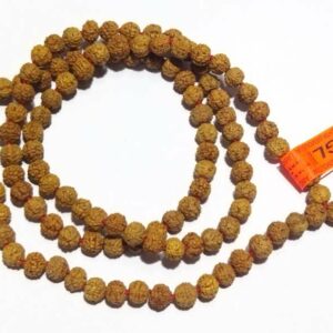 Natural 6 Mukhi Rudraksha Mala Genuine Affordable & Certified Mala - Image 4