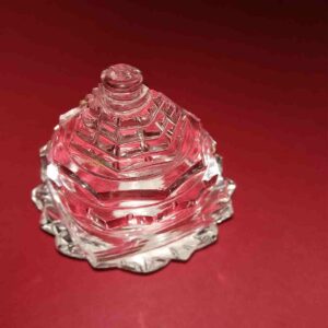Abhimantrit Sphatik Shree Yantra, Affordable, (Kamal Shape)- 200 Gram - Image 5