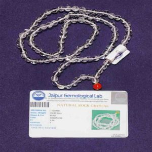 Abhimantrit Sphatik Mala Super Affordable & Certifed 6mm - Image 1