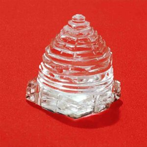 Abhimantrit Sphatik Shree Yantra, Affordable & Original 151 Gram - Image 1