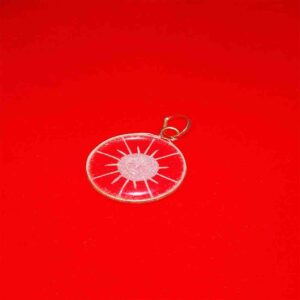 1 Piece Sphatik Locket with Sun (Surya) Sign for students & Positive Energy - Image 1