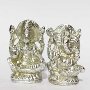 Parad Laxmi Ganesh Idol / Murti / Parad  90 Gram (Lakshmi) - Image 2