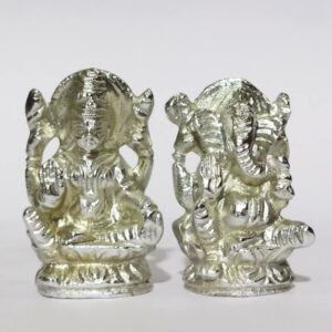 Parad Laxmi Ganesh Idol / Murti / Parad  90 Gram (Lakshmi) - Image 3