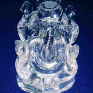 Pran-Pratishthit Crystal Ganesh Idol / Murti / Sphatik 114 Gram - Image 6
