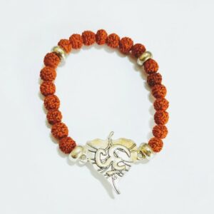 Abhimantrit  Bracelet (Unisex) Unique Design Metal Throne with "ॐ" - Image 3