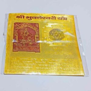 Abhimantrit Shree Bhuvaneshwari Yantra -For Victory on Enemies, Success, Wealth (Bhuvneshwari Yantra) - Image 4