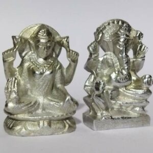 Parad Laxmi Ganesh Idol / Murti / Parad -  Weight- 180 Gram (Lakshmi) - Image 3