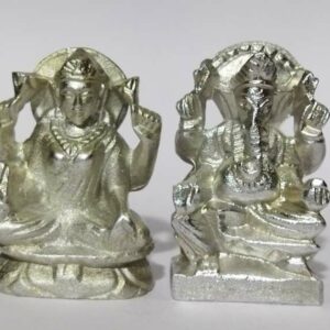 Parad Laxmi Ganesh Idol / Murti / Parad -  Weight- 180 Gram (Lakshmi) - Image 4