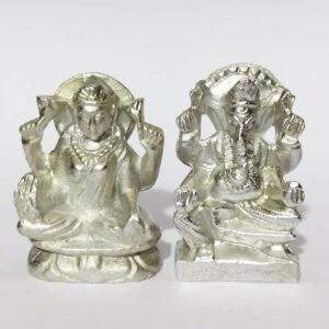 Parad Laxmi Ganesh Idol / Murti / Parad -  Weight- 180 Gram (Lakshmi) - Image 6