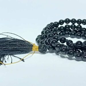 Certified Black (Kaala) Hakik Mala For Shani Dosh & Original 6 mm 108 Beads - Image 3