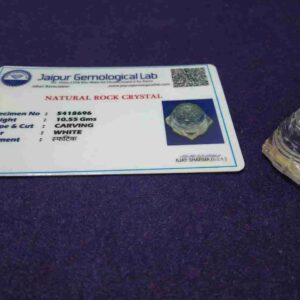 Abhimantrit Sphatik Shree Yantra Affordable & Certified  10 Gram - Image 1