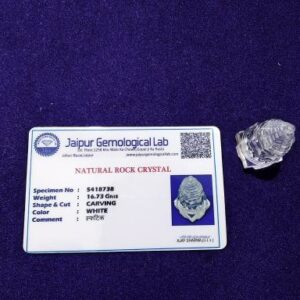 Abhimantrit Sphatik Shree Yantra, Affordable & Certified 16 Gram - Image 1