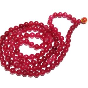Abhimantrit Natural Red Hakik Mala & Certified 6mm & 108 Beads - Image 4