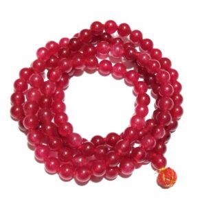 Abhimantrit Natural Red Hakik Mala & Certified 6mm & 108 Beads - Image 8
