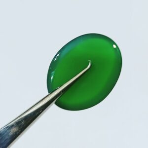 Abhimantrit Green Onyx Gemstone & Certified - 6.25 Carat - Image 3