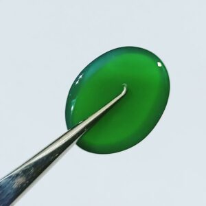 Abhimantrit Green Onyx Stone Certified & Natural Onyx- 8.25 Carat - Image 4