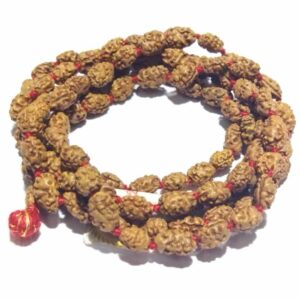 3 Mukhi Rudraksha Mala Affordable & Certified Mala (7 mm) - Image 3