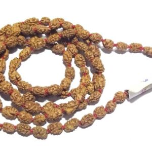 3 Mukhi Rudraksha Mala Affordable & Certified Mala (7 mm) - Image 4