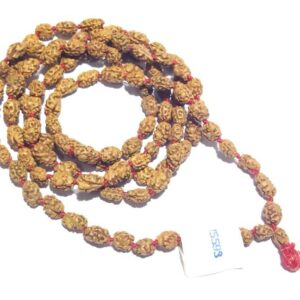 3 Mukhi Rudraksha Mala Affordable & Certified Mala (7 mm) - Image 5