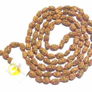 3 Mukhi Rudraksha Mala Affordable & Certified Mala (7 mm) - Image 7