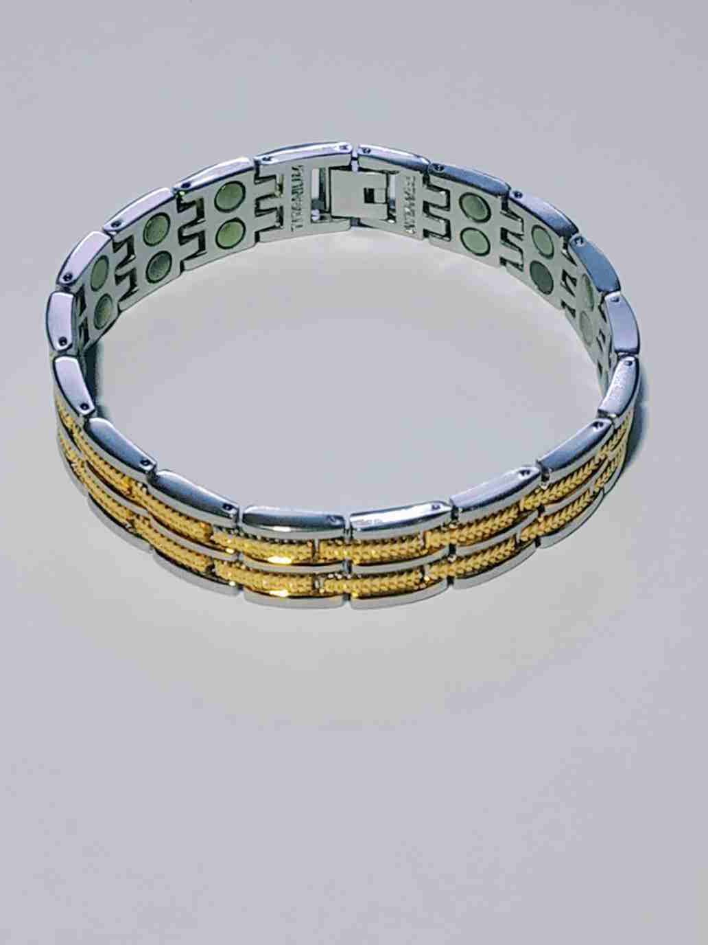 Genuine Bio Magnetic Energy Stylish Bracelet Slim Belt