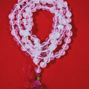 Abhimantrit Indian Sphatik Mala Affordable & Certified (7 - 8mm) Most Effective - Image 6