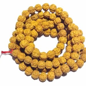 Certified Faceless Rudraksha Mala 10 mm 108 Beads (Nirakar Rudraksha) - Image 4