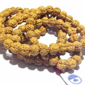Certified Faceless Rudraksha Mala 10 mm 108 Beads (Nirakar Rudraksha) - Image 7