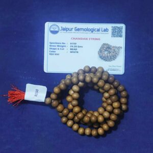 Abhimantrit Chandan Mala 8 mm 108 Beads & Certified - Image 1