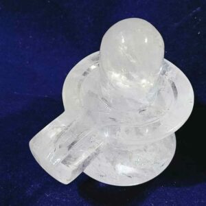 Abhimantrit Certified Indian Sphatik Shivling- 243 Gram - Image 1