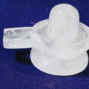 Abhimantrit Certified Indian Sphatik Shivling-188 Gram - Image 3