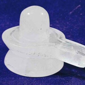 Abhimantrit Certified Indian Sphatik Shivling-188 Gram - Image 4