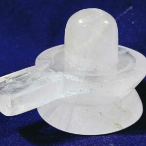 Abhimantrit Certified Indian Sphatik Shivling-188 Gram - Image 1