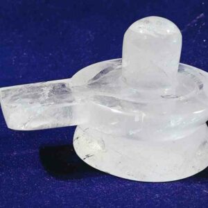 Abhimantrit Certified Indian Sphatik Shivling- 198 Gram - Image 1