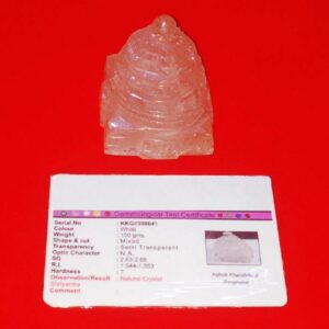 Certified Indian Sphatik Shree Yantra (75-78) Gram - Image 6
