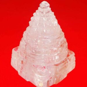 Abhimantrit Certified Indian Sphatik Shree Yantra (95-100) Gram - Image 4