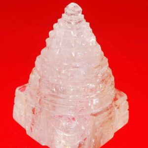 Abhimantrit Certified Indian Sphatik Shree Yantra (80-85) Gram - Image 3