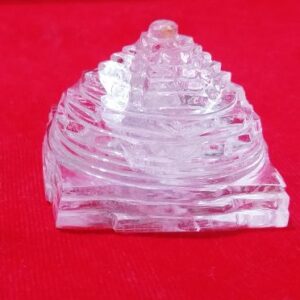 Certified Indian Sphatik Shree Yantra & 125 Gram - Image 1