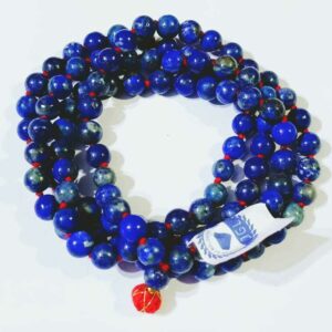 Certified Lapis Lazuli Mala (Lazward Mala) & Original Product 6 mm - Image 4