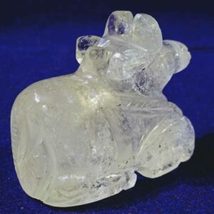 Abhimantrit Lab Certified Indian Sphatik Nandi 82 Gram - Image 2