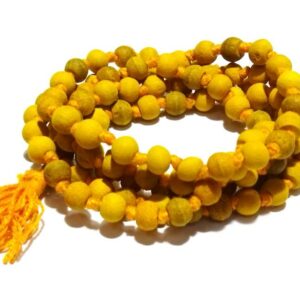 Original Haldi Mala (Turmeric Rosary) & Natural with 108 Beads - Certified - Image 5