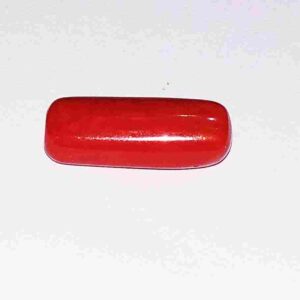 Certified Red Coral/ Moonga Stone & Genuine 7.70 Carat - Image 3