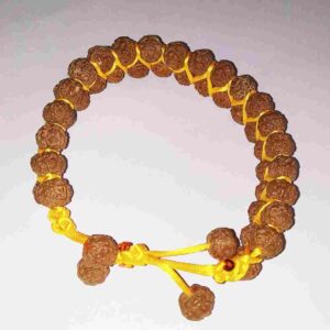 Abhimantrit- 2 Layer Rudraksha Bracelet ( Unisex ) - Image 2