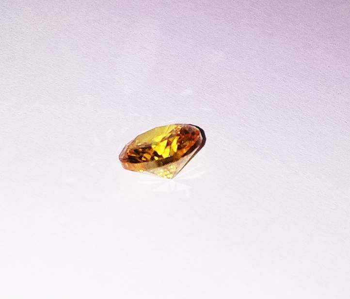 Certified Yellow Zircon Natural Crystal- 8.1 Carat – Shivaago