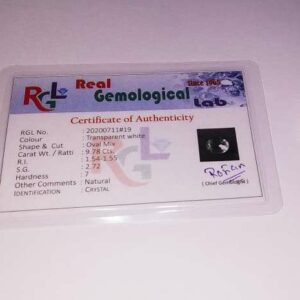 Certified Natural Shukramani (Crystal Stone) - 10 Carat - Image 2
