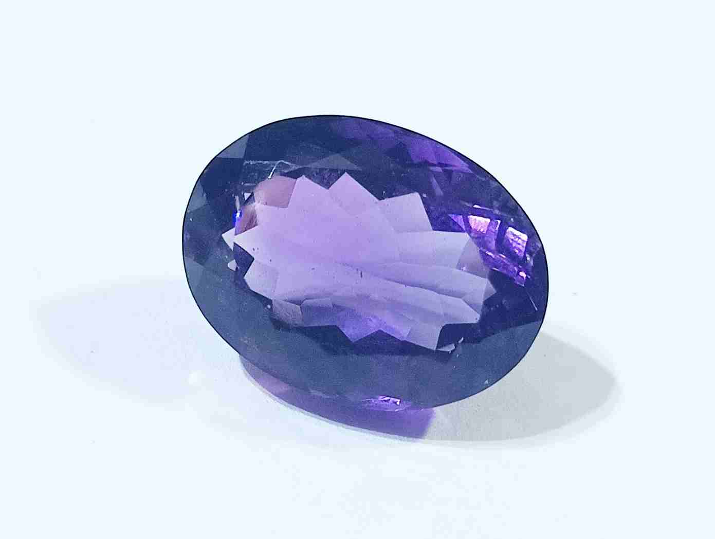 927 Sterling Silver Blue Amethyst Ring Size US 7 - India | Ubuy