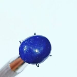 Abhimantrit Natural Lapis Lazuli Stone & Lab-Certified 7.25 Carat - Image 7