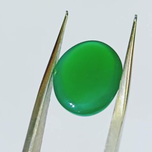 Abhimantrit Green Onyx Gemstone, Lab Certified & Natural Onyx- 9.25 Carat - Image 4