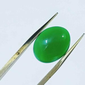 Abhimantrit Green Onyx Gemstone, Lab Certified & Natural Onyx- 10.25 Carat - Image 5