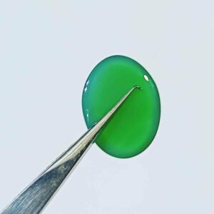 Abhimantrit Green Onyx Gemstone, Lab Certified & Natural Onyx- 10.25 Carat - Image 4